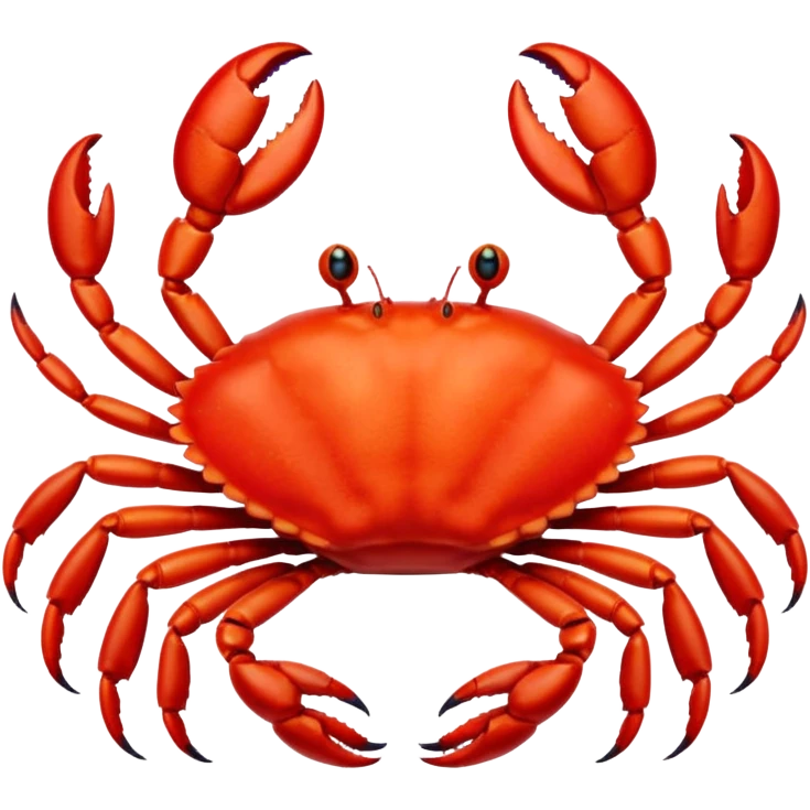Cangrejo dando las gracias emoji