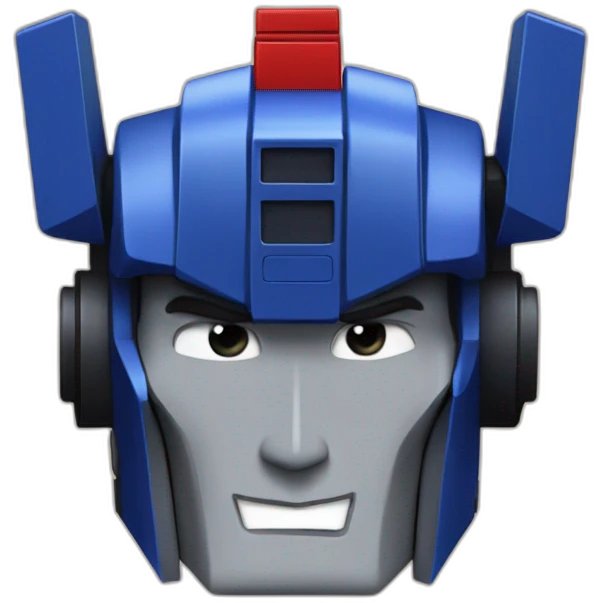 Optimus prime as rick astley emoji
