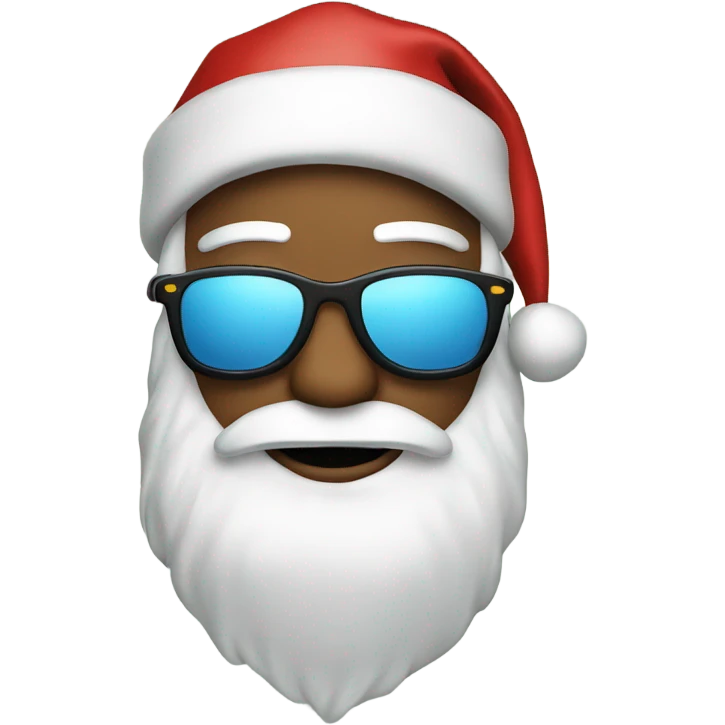 Santa with Sunglasses emoji