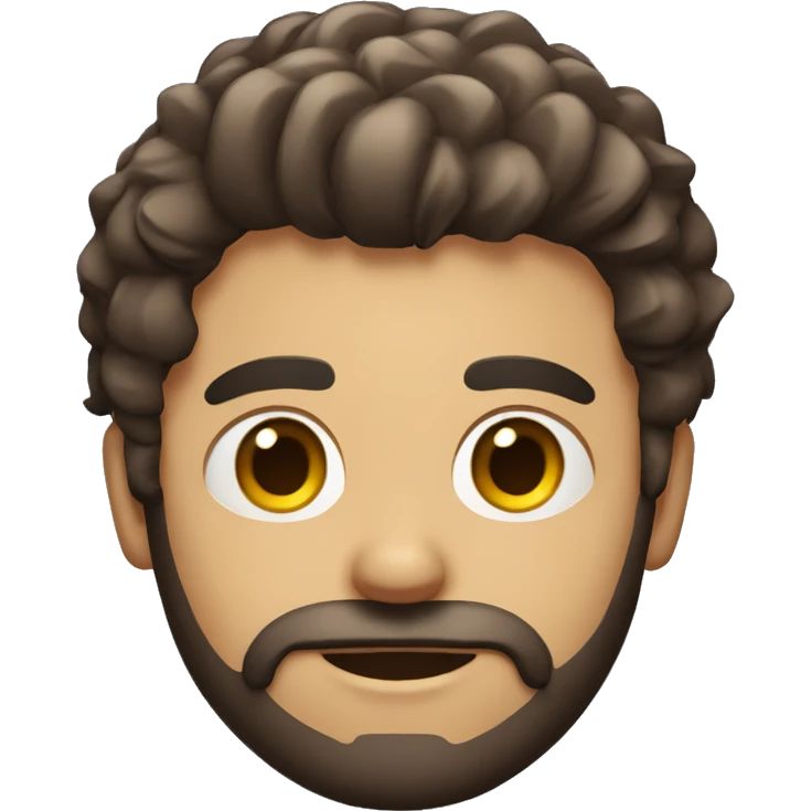 persona masculina con barba y con cabello rojo  emoji