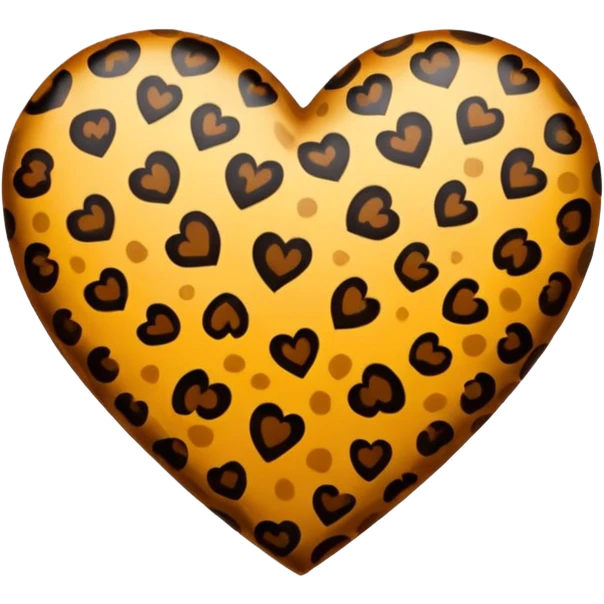 Heart lepord emoji