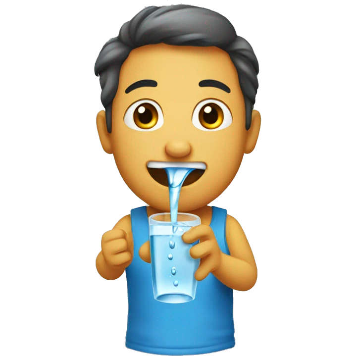 Water Drinker
 emoji