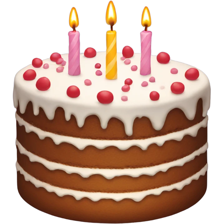 Birthday cake emoji. emoji
