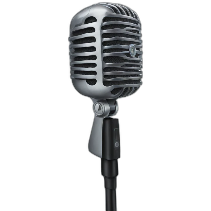 Microphone emoji