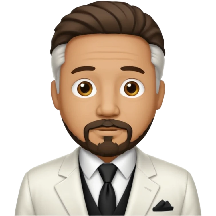 Kernel sanders with goatee beard emoji