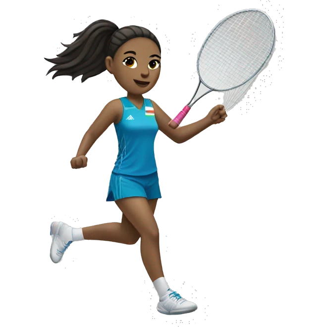 summer olympics girl badminton emoji