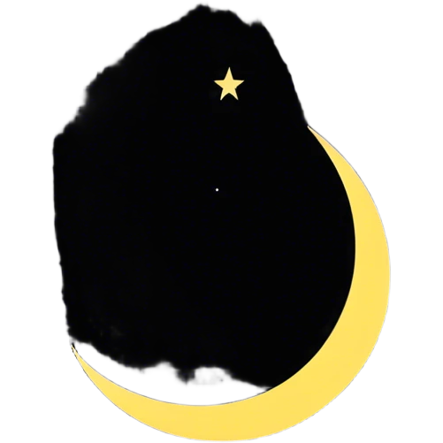 Night moon will stars emoji