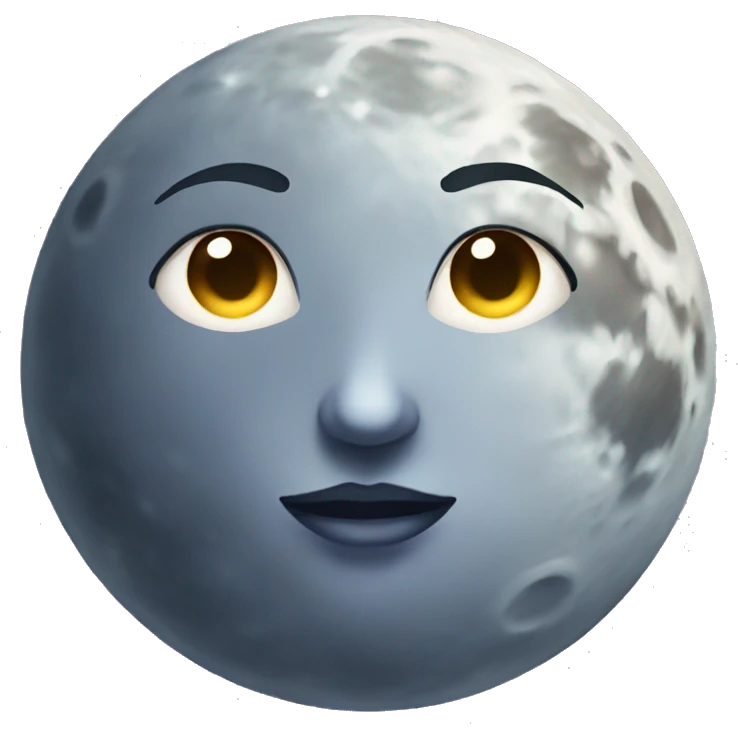 moon and female emoji