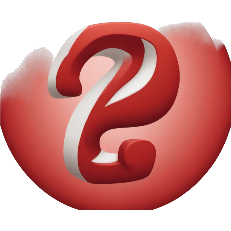 red questionmark emoji