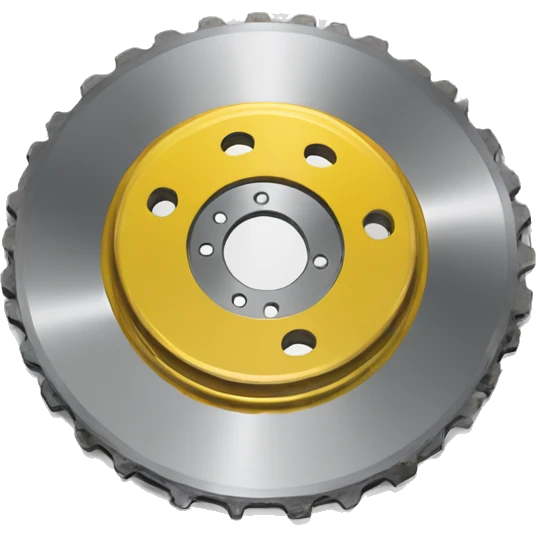 Brake disc of a car emoji