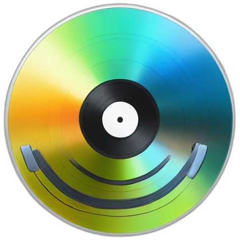 Vinyl disk emoji