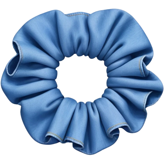 Denim scrunchie emoji