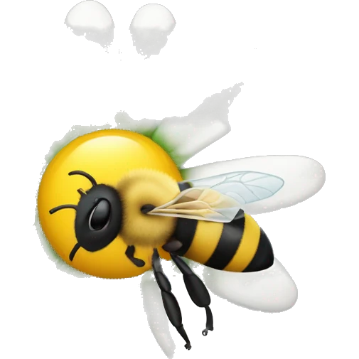 daisy flower bee emoji