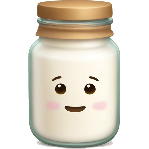 Lotion in jar emoji