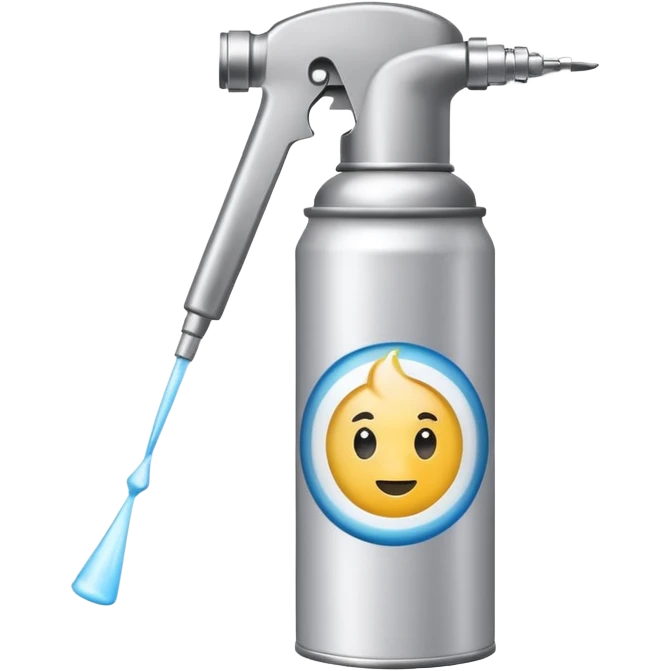 Hairspray can cute emoji