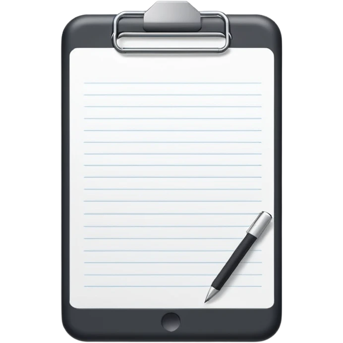 digital notepad emoji