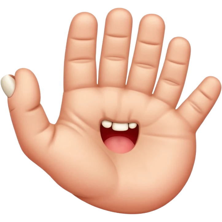 Rock out fingers emoji