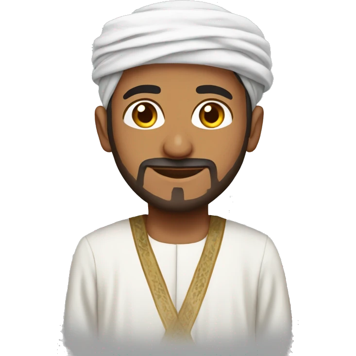 Omani with traditional clothes emoji