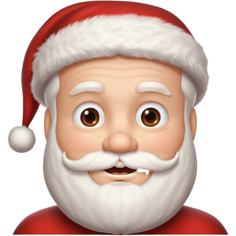 Papai noel rosto  emoji