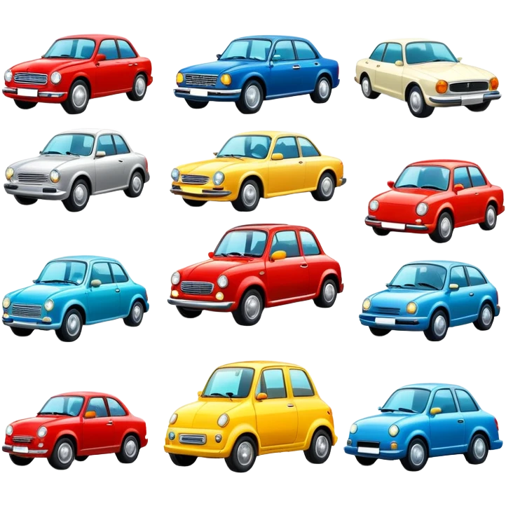 Car collection emoji
