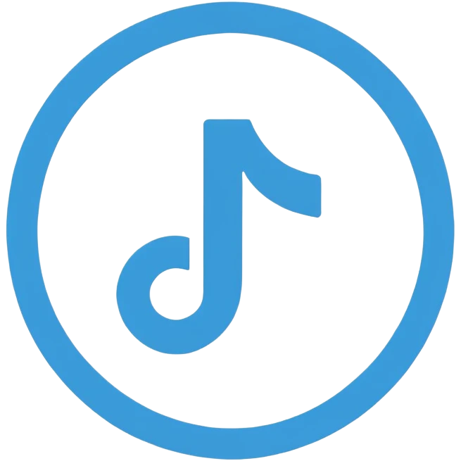 Créame un emoji que sea el logotipo de  verificacion de tiktok emoji