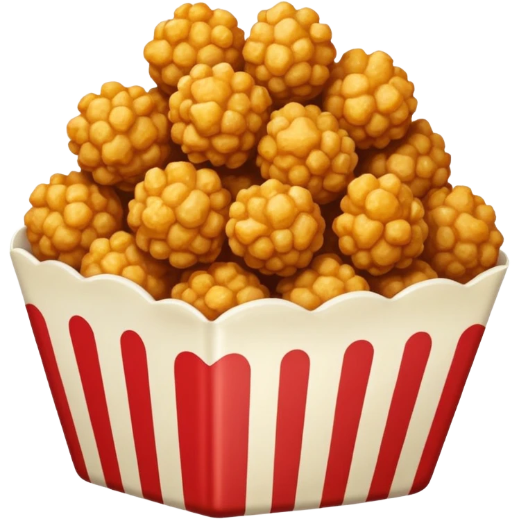 Popcorn chicken emoji