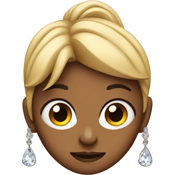 ear pierced with earring emoji