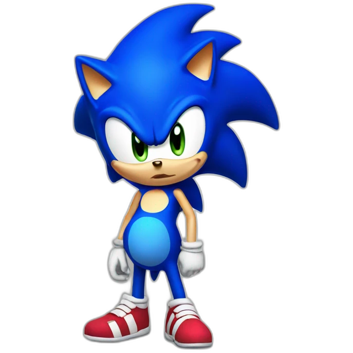 Pregnant sonic emoji