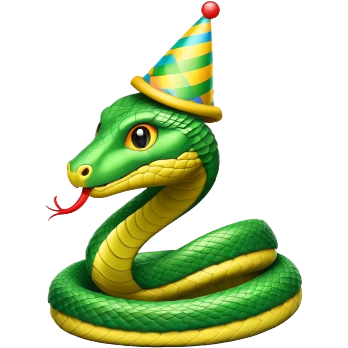 PARTY HAT SNAKE emoji