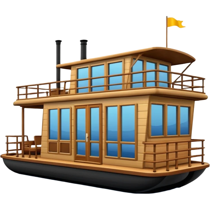 Housboat luxury emoji