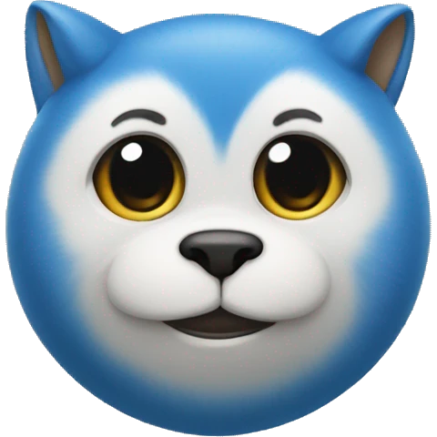 coração azul emoji