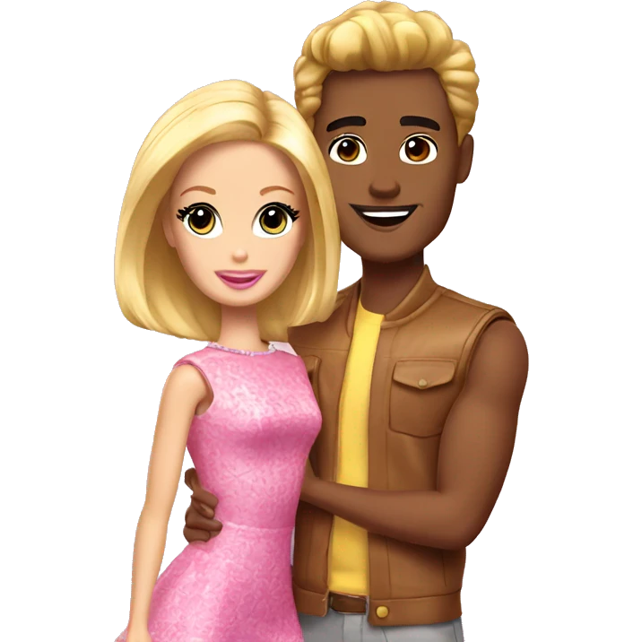 Ken and Barbie  emoji