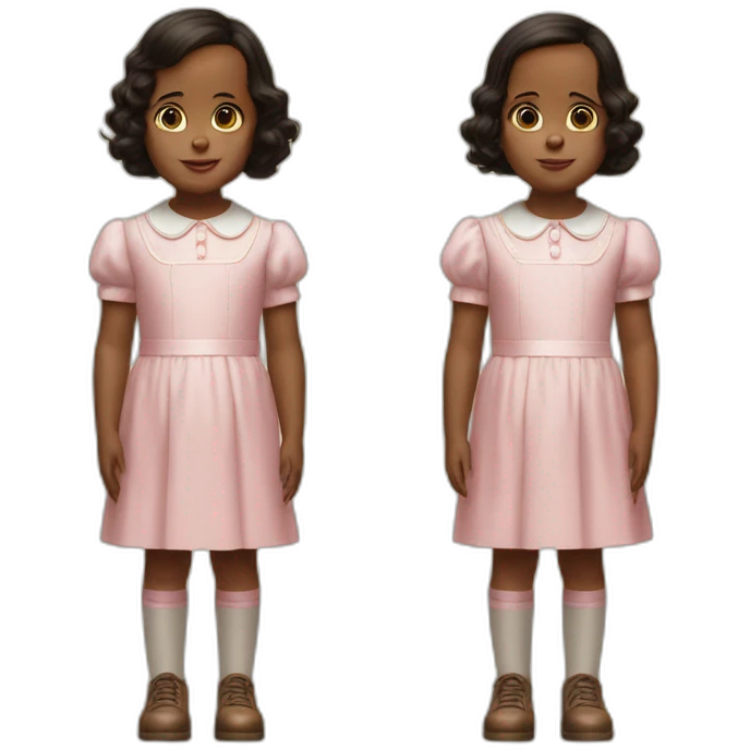 twins girls in the shining film emoji