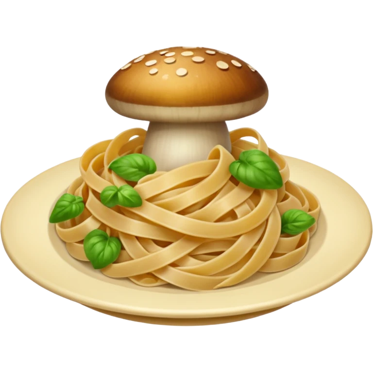 mushroom pasta emoji