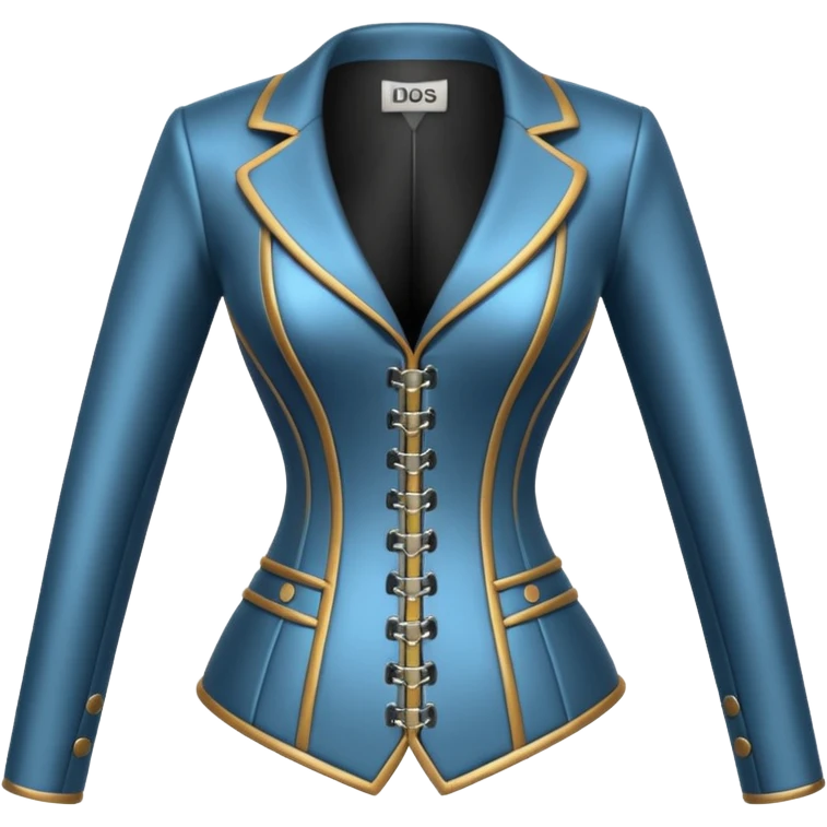 steel corset-blazer emoji