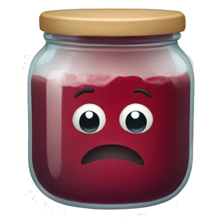 jam jar that looks like a painter emoji