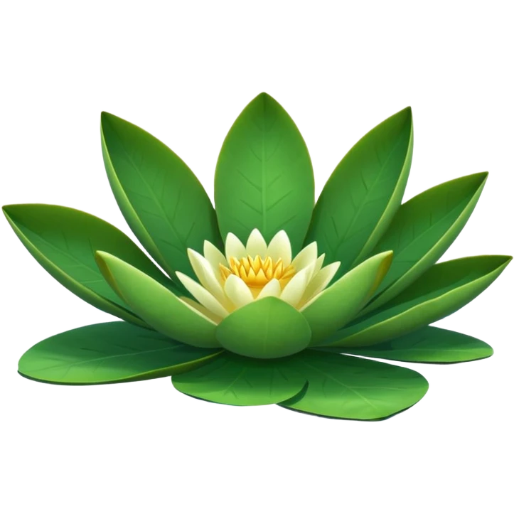 Water lily leaf emoji