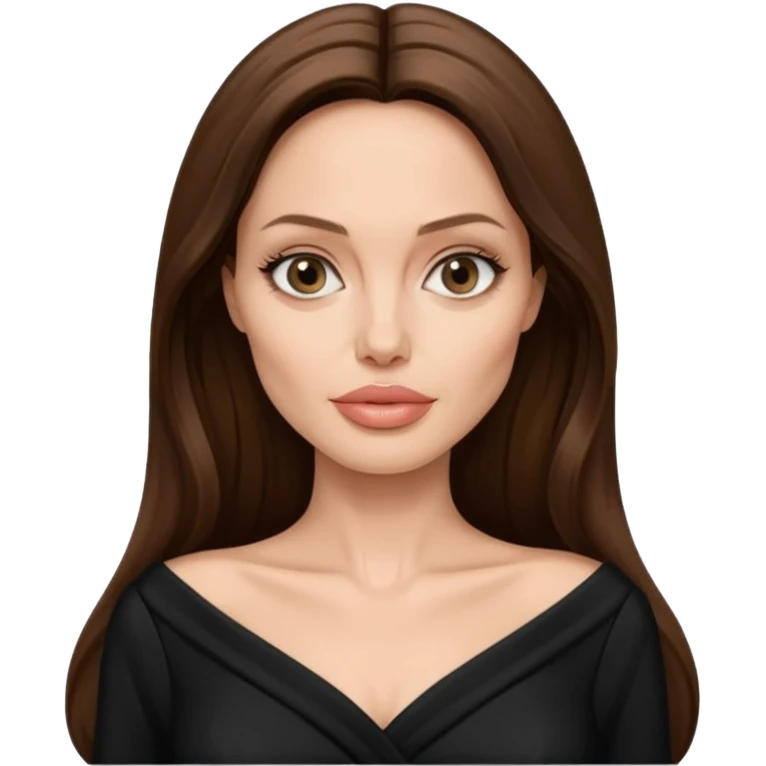 Angelina Jolie up to the waist emoji
