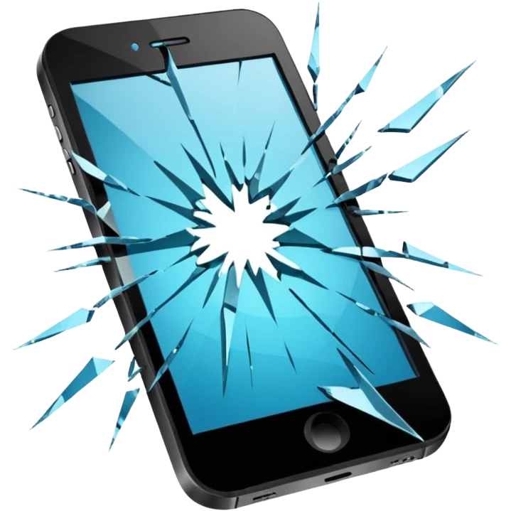 broken mobile phone with out emoji emoji