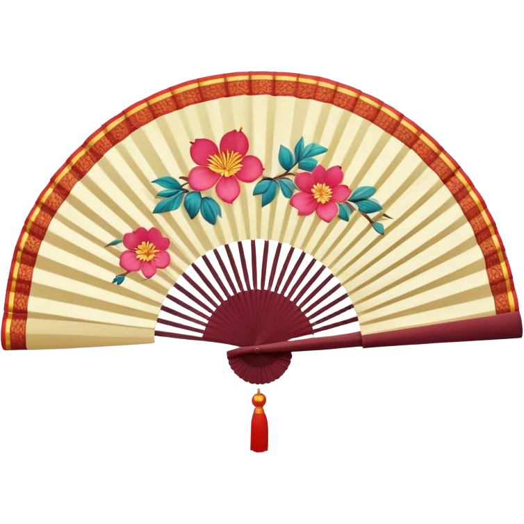 Traditional Chinese fan  emoji