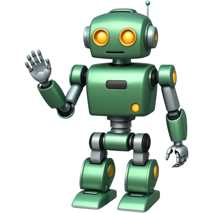Jet-arm green, Toy Robot. emoji