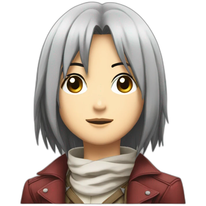 mikasa ackerman give rose emoji