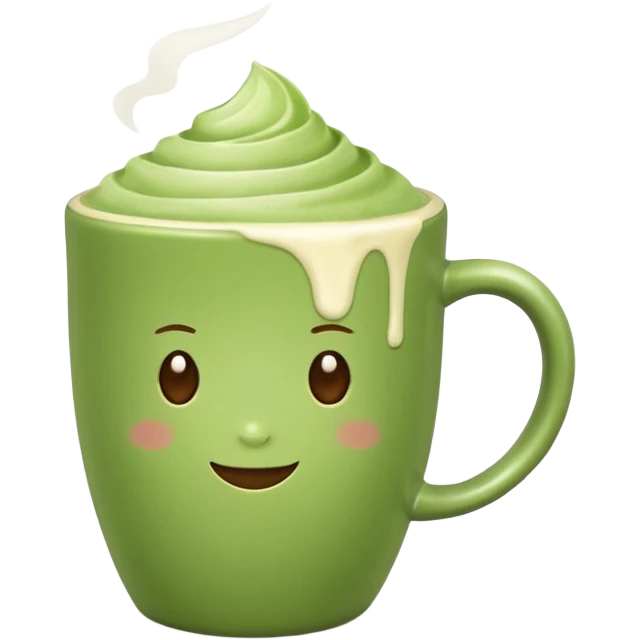 Matcha latte emoji