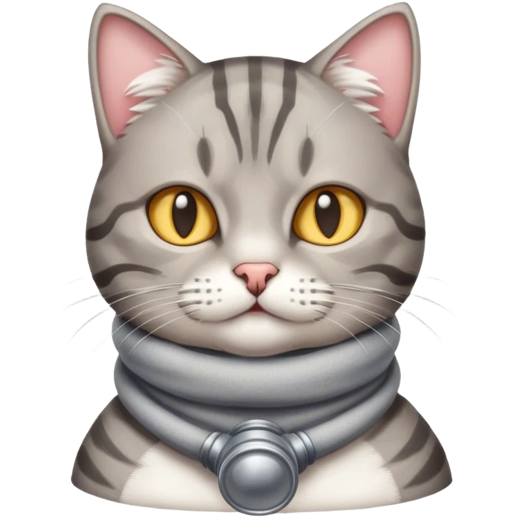Cat with muffler emoji