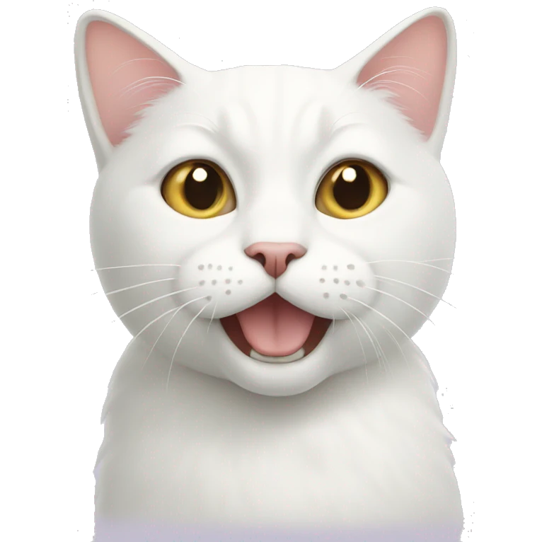 White cat emoji