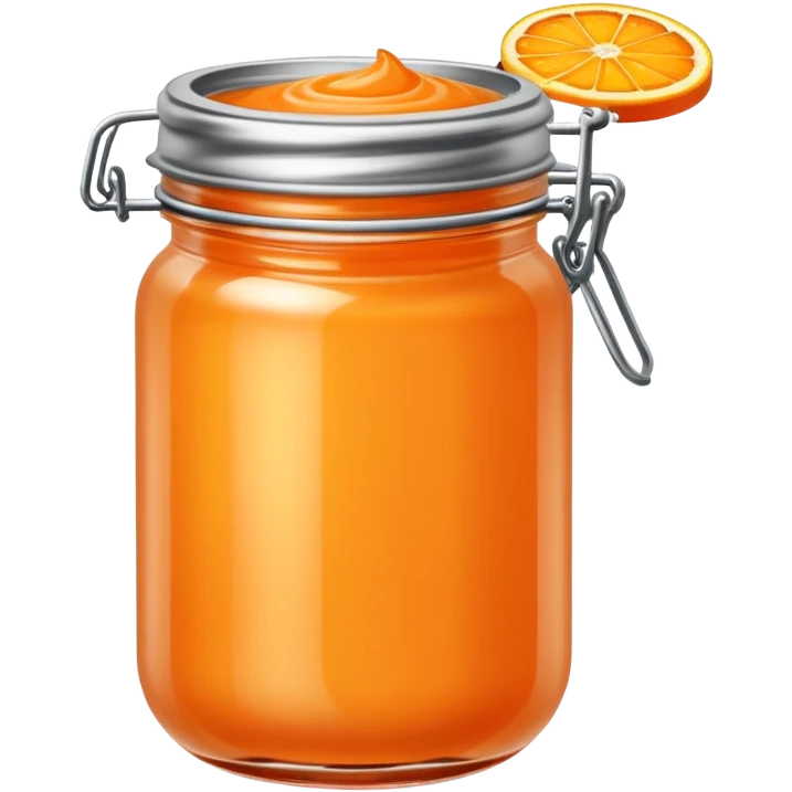 orange beauty creme in jar emoji