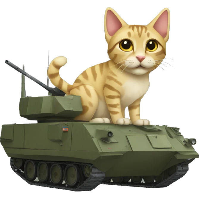 Ukrainian military cat (air defense) emoji