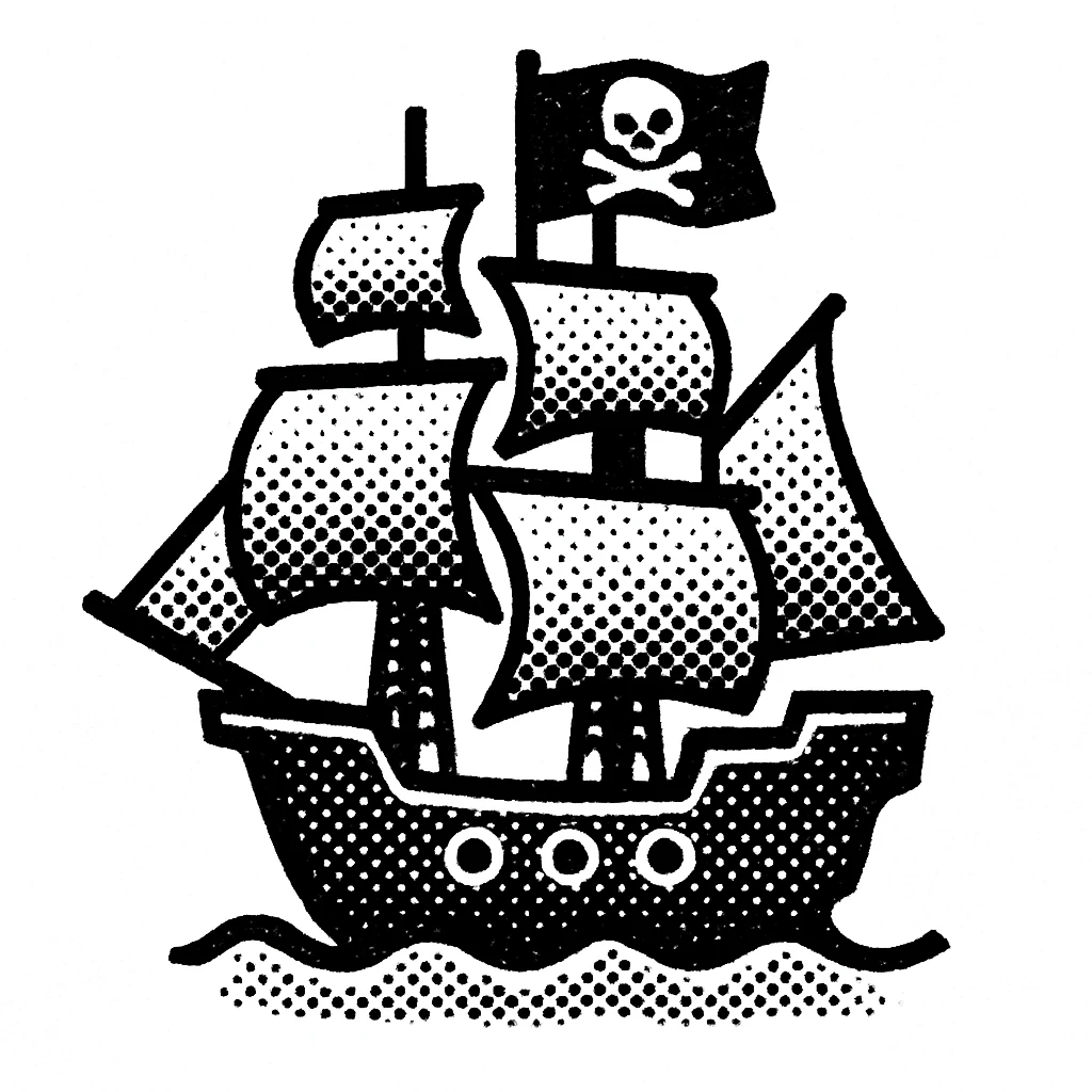 pirate ship emoji