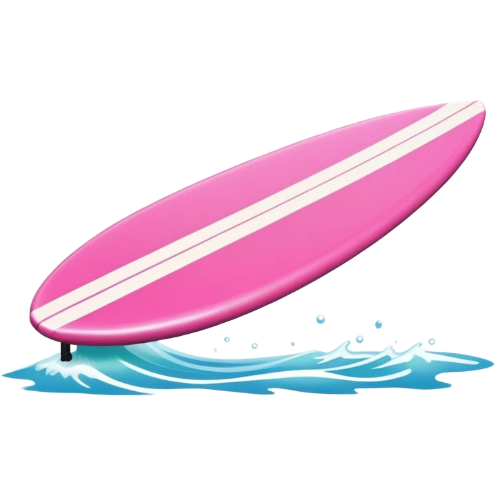 pink surfboard emoji