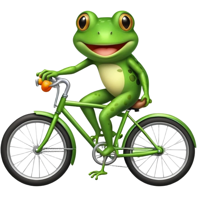 Frog an bike  emoji